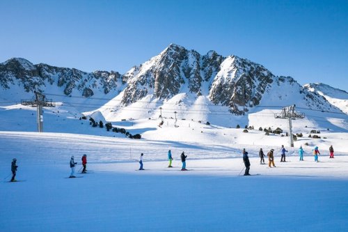 Pista de esquí en Grandvalira