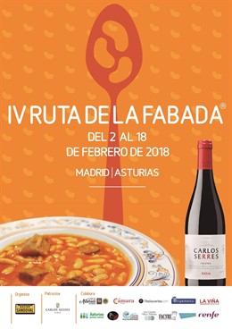 Cartel de la IV Ruta de la Fabada 2018