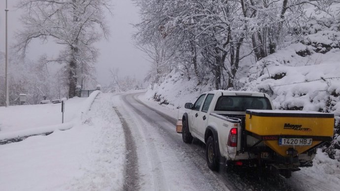 Nieve Asturias, nevada, temporal