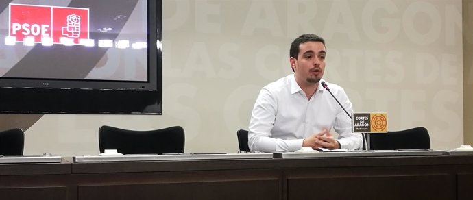 El diputado autonómico del PSOE Aragón Darío Villagrasa.