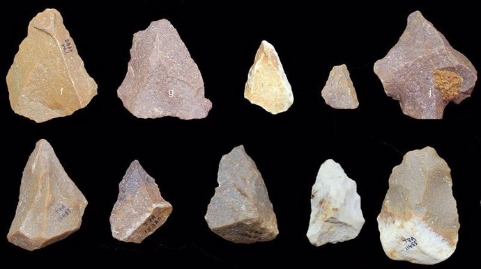 Piedras examinadas para el estudio