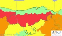 Cantabria continúa este viernes en aviso rojo por nieve y amarillo por oleaje