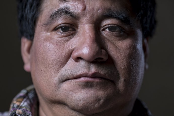 El líder indígena guatemalenc Bernardo Caal