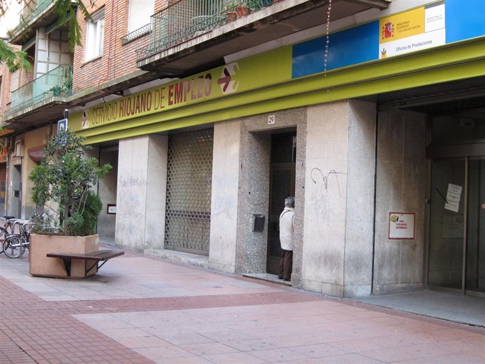 Servicio Riojano de Empleo, paro 