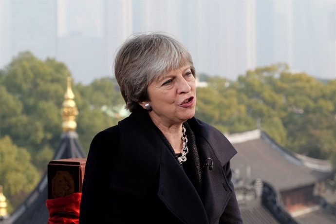 Theresa May visita China (febrero 2018)