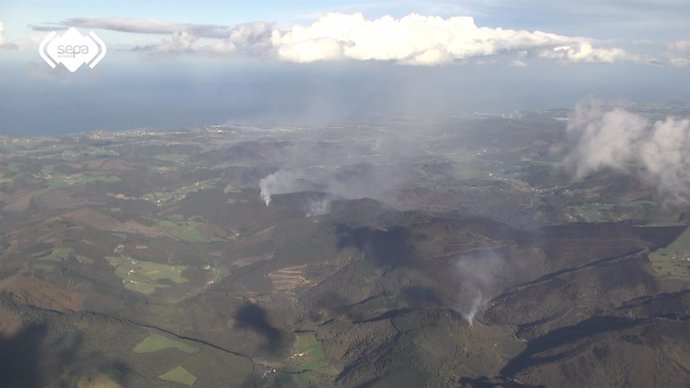Incendio en Asturias, Boal, El Franco