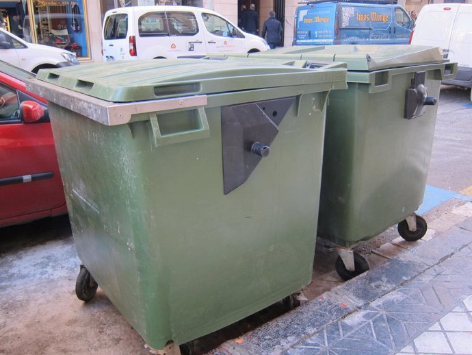 Contenedores de basura en Zaragoza