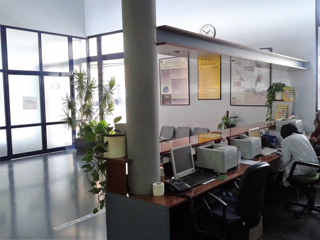 Interior del centro de salud de Las Fuentezuelas.