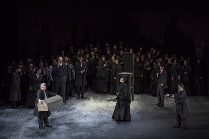 Representación de Peter Grimes en Les Arts 