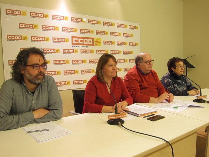 Roda de premsa de CCOO