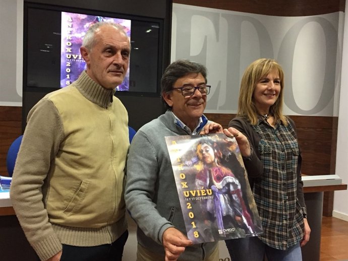 Luis Antonio Suárez, Roberto Sánchez Ramos y Marisa Ponga