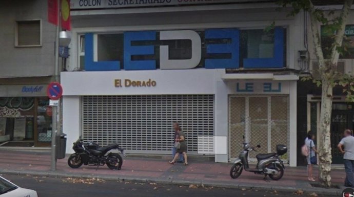 Local donde fue detenido el homre que dejó solo a su bebé