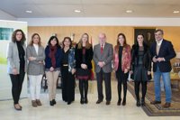 Reunión en la Diputación para las políticas de igualdad en las provincias andaluzas y la campaña del 8 de marzo