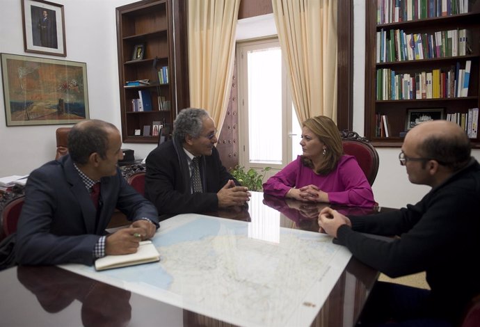 Reunión Diputación de Cádiz con delegación saharaui