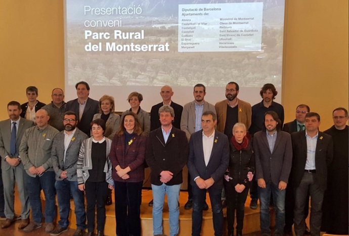 La Diputación de Barcelona y 16 municipios crean el Parque Rural de Montserrat