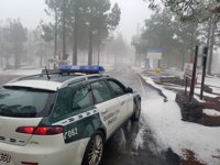 Rescatada una mujer con hipotermia cuando bajaba a pie de la zona nevada en Gran Canaria