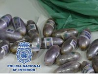 Seis detenidos tras intentar introducir hachís en España, cuatro de ellos con 592 bellotas ocultas en su organismo