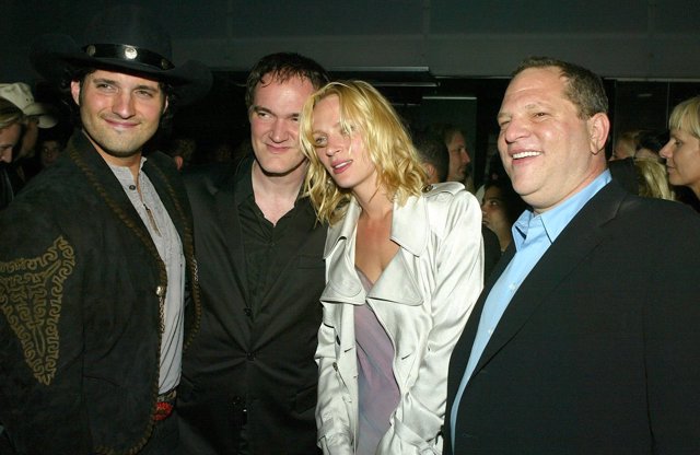 Uma Thurman y Harvey Weinstein