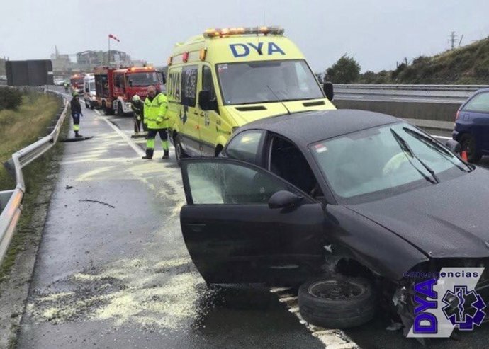 Uno de los accidentes de Ontón