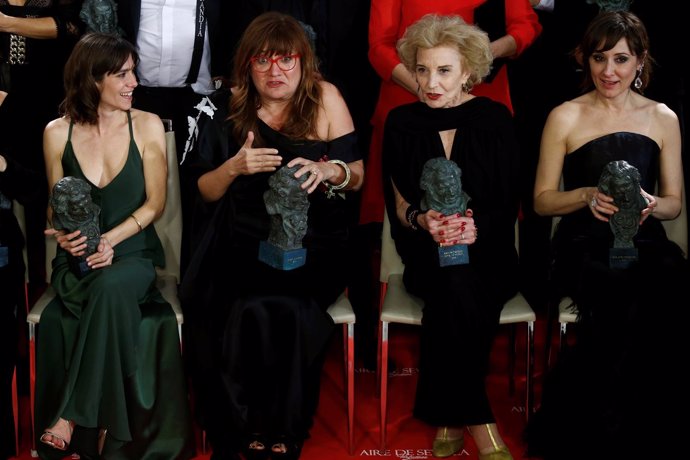 Mujeres premiadas en los Goya