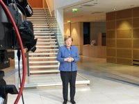 Merkel da comienzo a la reunión "decisiva" para regresar a la gran coalición en Alemania