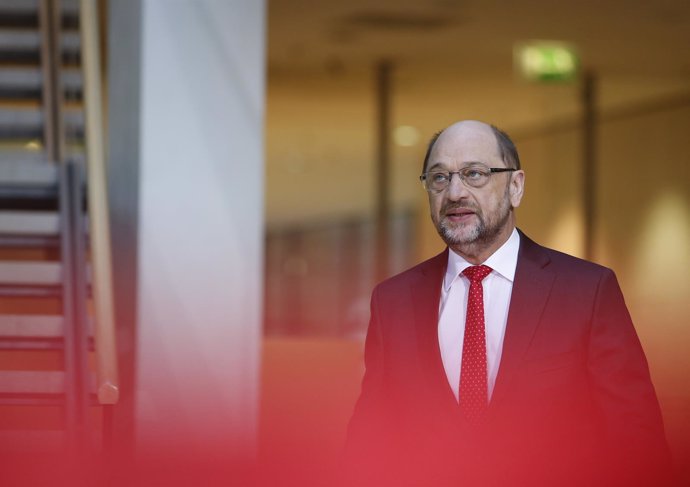 Martin Schulz llega a las conversaciones finales de Gobierno 