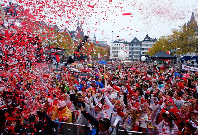 Foto de archivo de una celebración de Carnaval en Alemania
