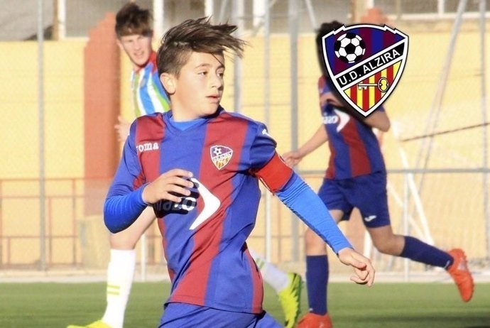 El cadete del UD Alzira fallecido, Nacho Barberà