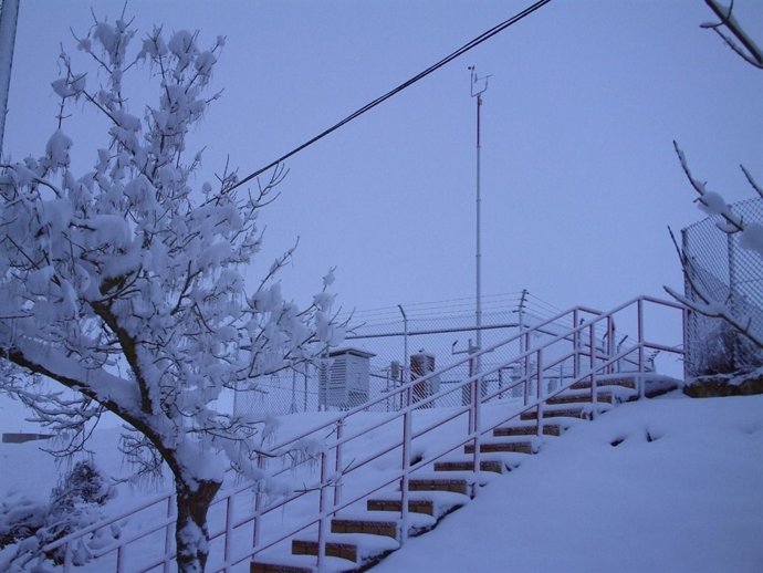 Imagen de ieve en el observatorio de Segovia