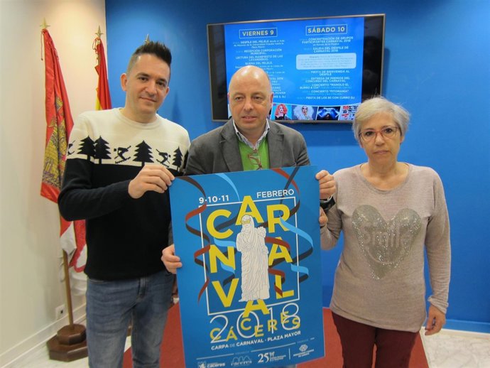 Presentación del carnaval de Cáceres