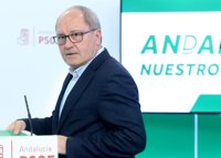 PSOE-A duda de que el PP-A se sume al acuerdo sobre financiación "si no se quita el traje de defender a Rajoy"