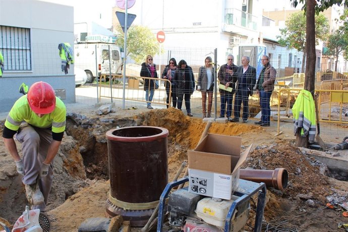 Obras de Emasesa en Cerro Amate