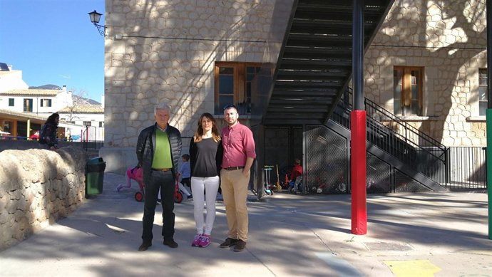 Visita a las obras del CEIP Pere Rosselló de Alaró