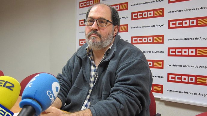 Secretario de Salud Laboral y Medioambiente de CCOO Aragón, Luis Clarimón