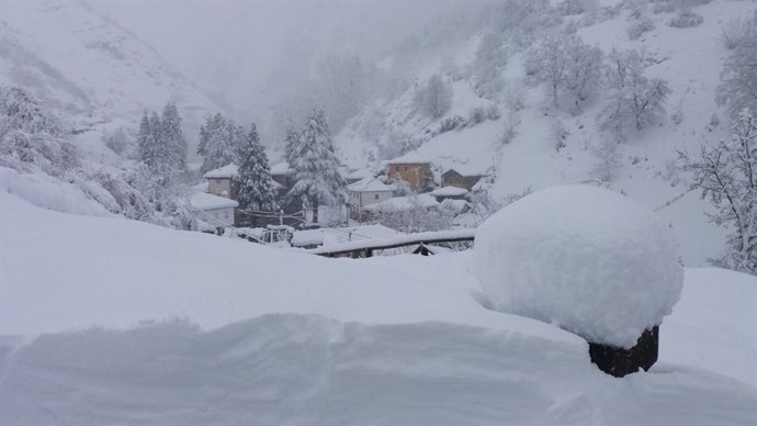 Nieve en Somiedo