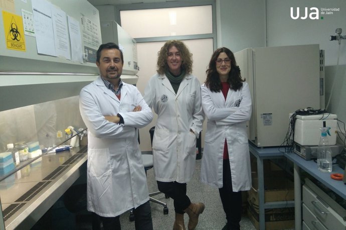 Los investigadores, Juan Antonio Marchal, Macarena Perán y y Elena López