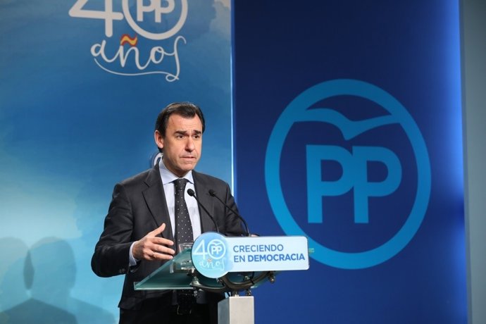 Roda de premsa de Fernando Martínez-Maillo a la seu del PP