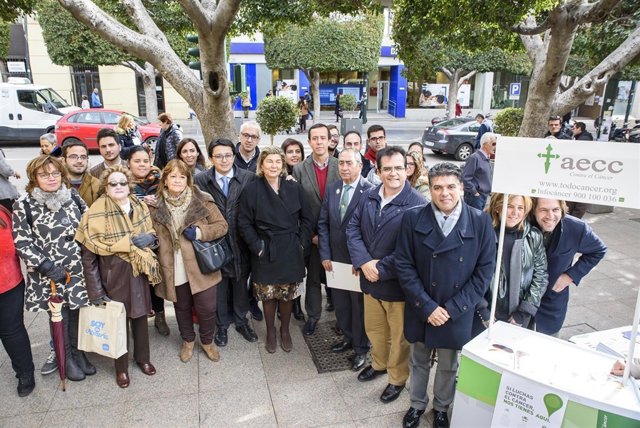 El diputado Antonio J. Rodríguez en los actos del Día Contra el Cáncer.