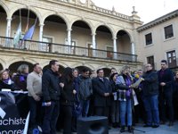 Cientos de personas recuerdan en Guadix a la primera víctima mortal de la violencia machista de 2018 en Andalucía