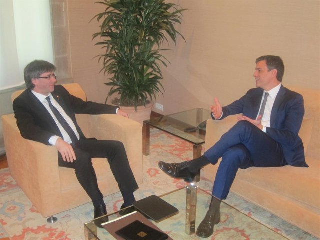 Carles Puigdemont Pedro Sánchez 