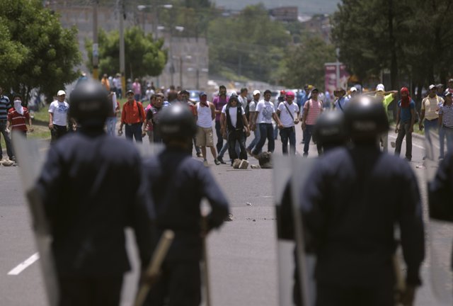 Protestas campesinas en Tegucigalpa