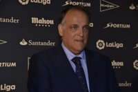 Tebas: "Hay que evitar las celebraciones que generen crispación en el contrario"