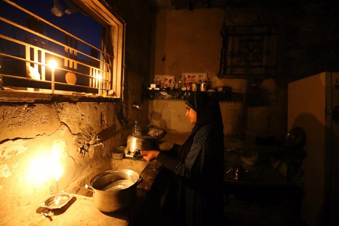 Corte de luz en la Franja de Gaza