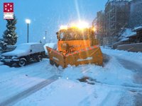 La nieve cierra al tráfico seis carreteras en Castellón