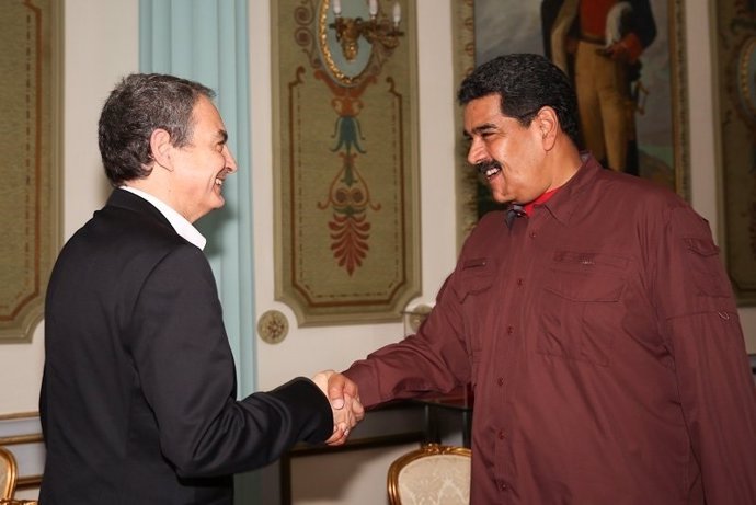 José Luis Rodríguez Zapatero i Nicolás Maduro