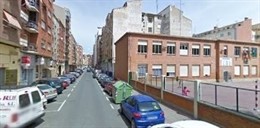 Calle Vélez de Guevara, junto al colegio