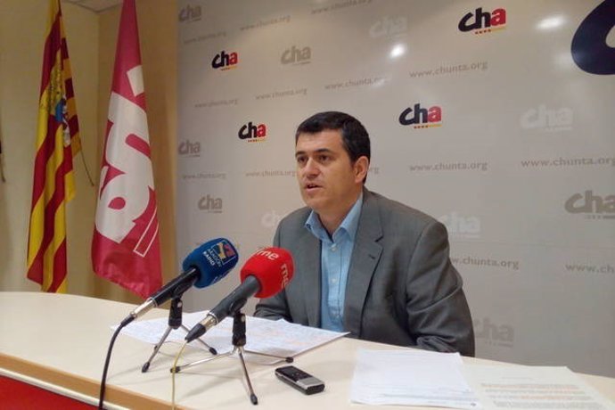 El secretario de Territorio y Sostenibilidad de CHA, Joaquín Palacín