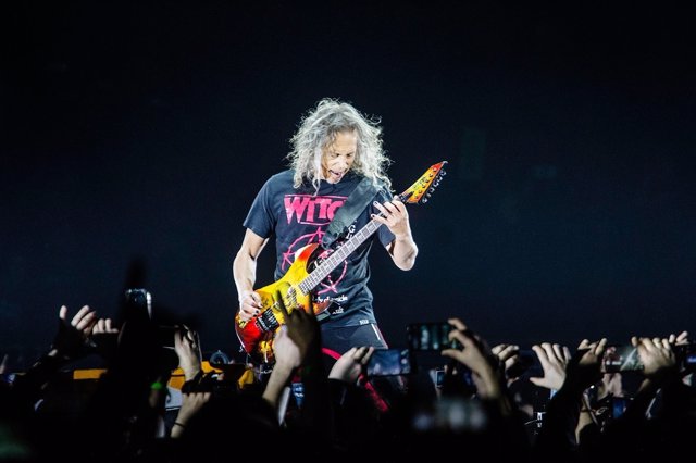 Kirk Hammett de Metallica en Madrid