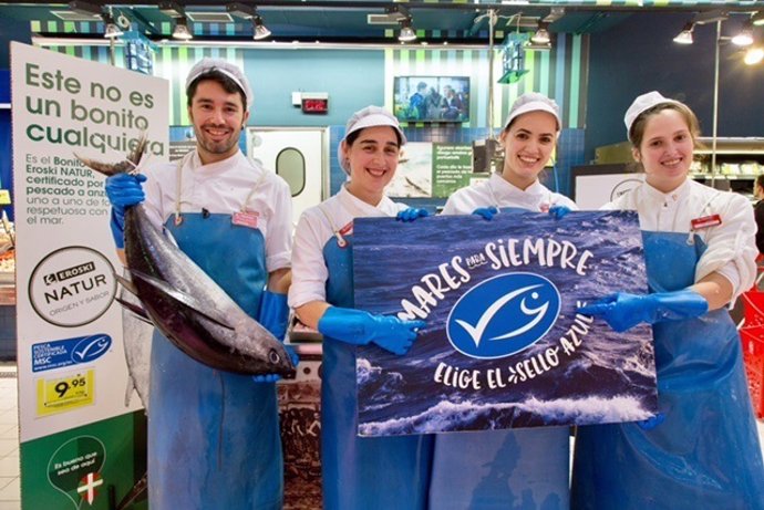 Eroski amplía su gama de pescado sostenible 'MSC' con tres nuevos productos