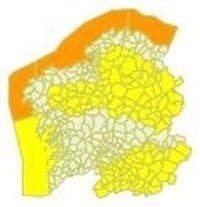 La Xunta activa la alerta naranja por temporal costero en el litoral de A Coruña